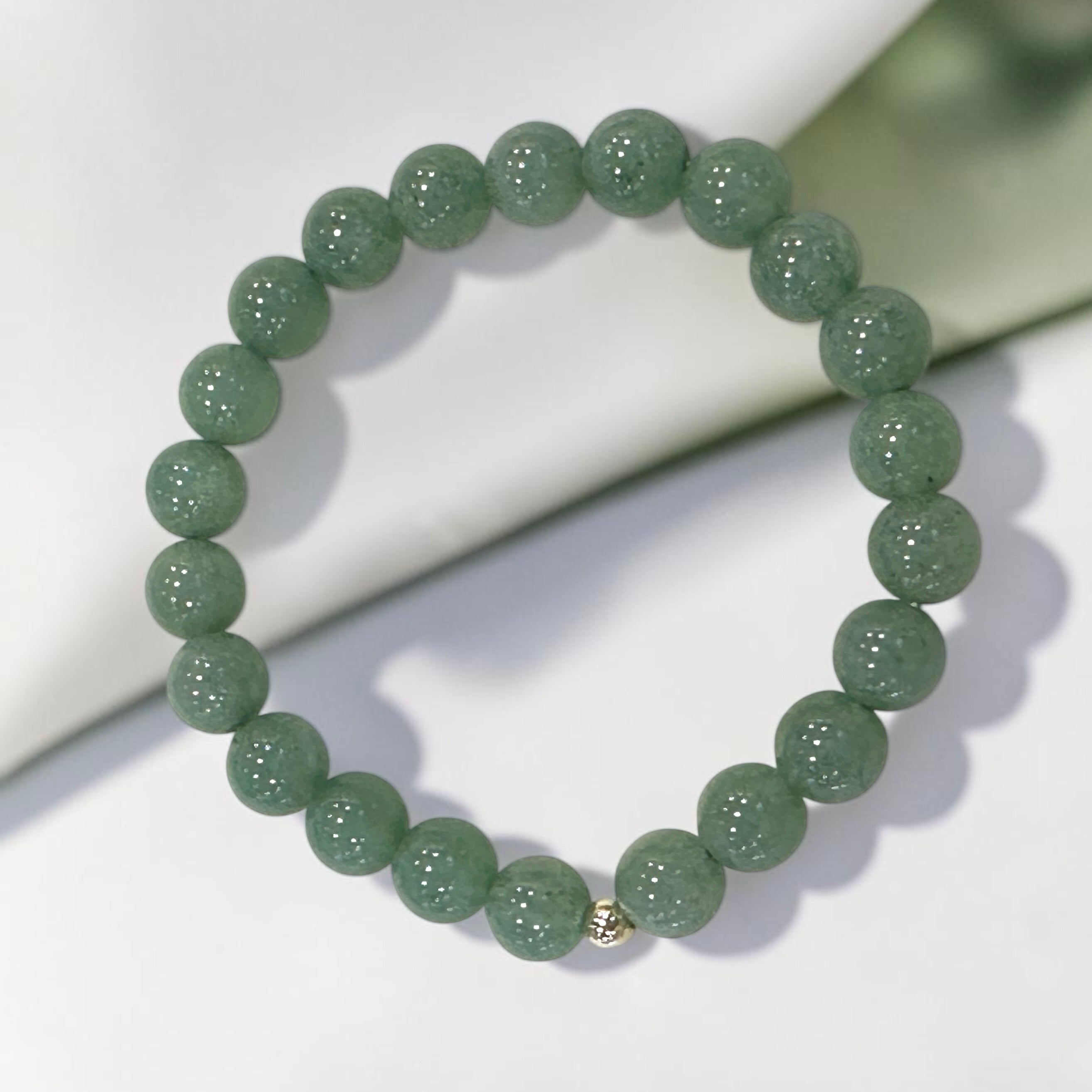 Green Aventurine Crystal Bracelet (GOOD LUCK) 8mm