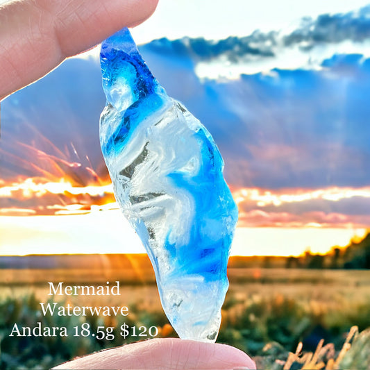 Mermaid Waterwave Andara Crystal (Rare) High Vortex Mount Shasta