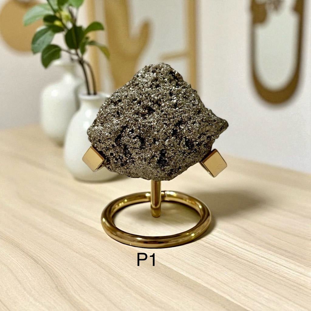 Pyrite Cluster with Stand (50-60mm)