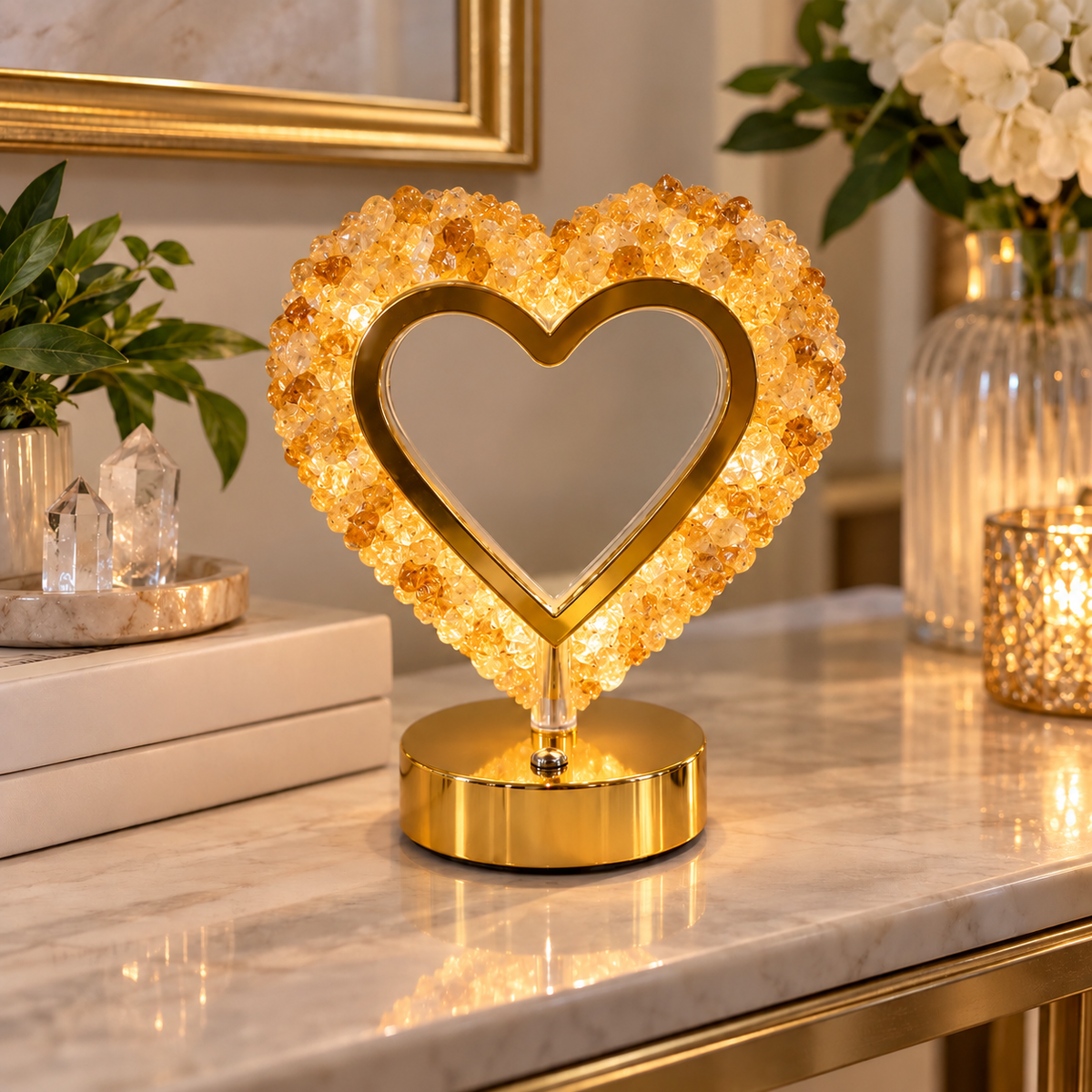 Crystal Lamp 18cm