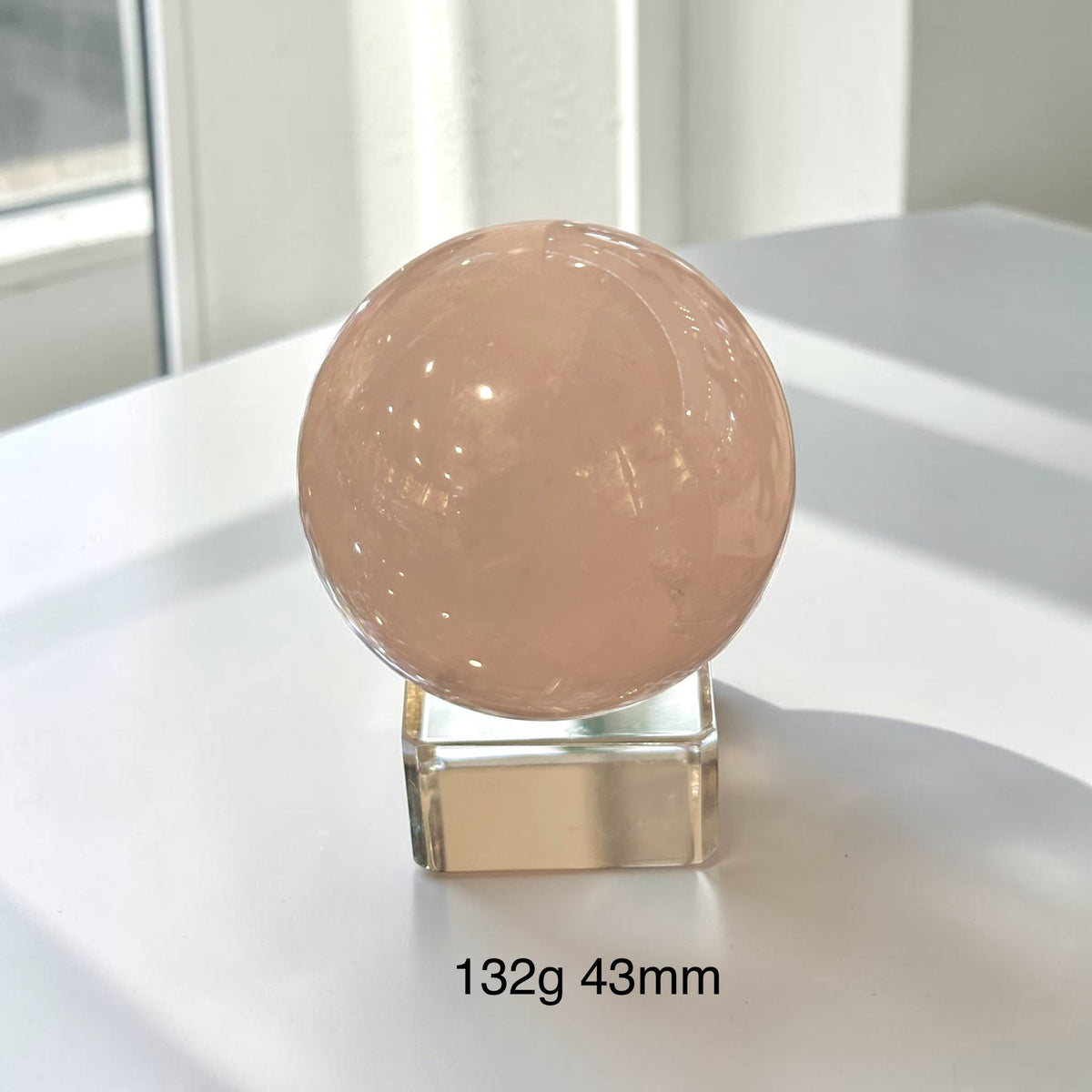 Rose Quartz Premium Sphere (Brazil) AAA Grade