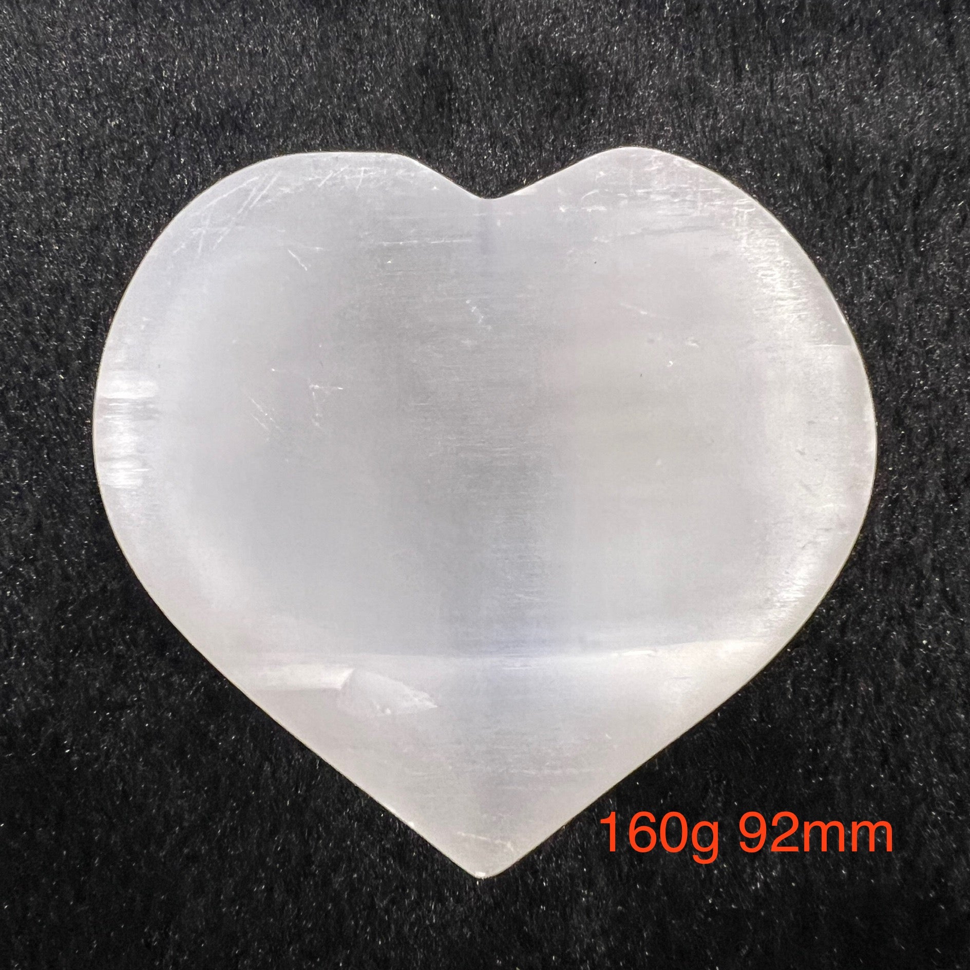 Selenite Cleansing/Charging Heart-Shape Bowl (Morocco)