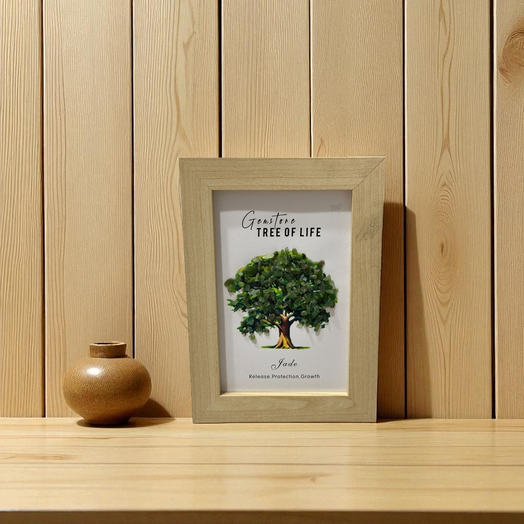 Gemstone Chips Tree of Life Frame 18cm x13cm(Pre-coded & activated)
