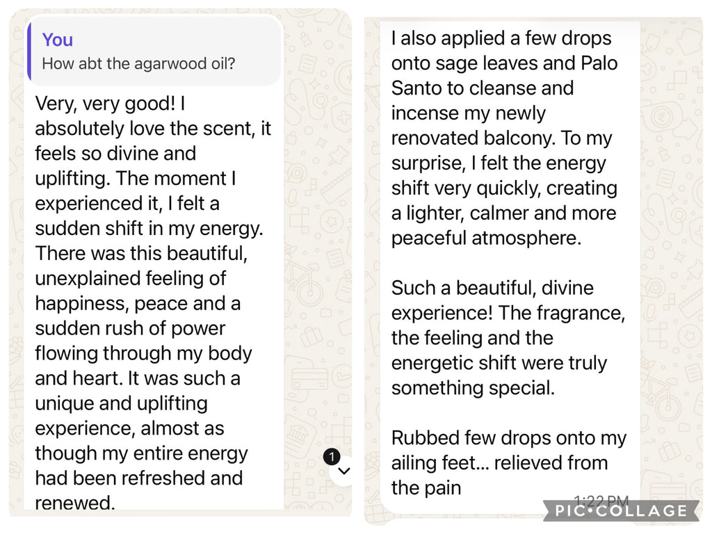 Agarwood Essence Oil Blend by Aur'OUD 沉香 Kayu Gaharu OUD