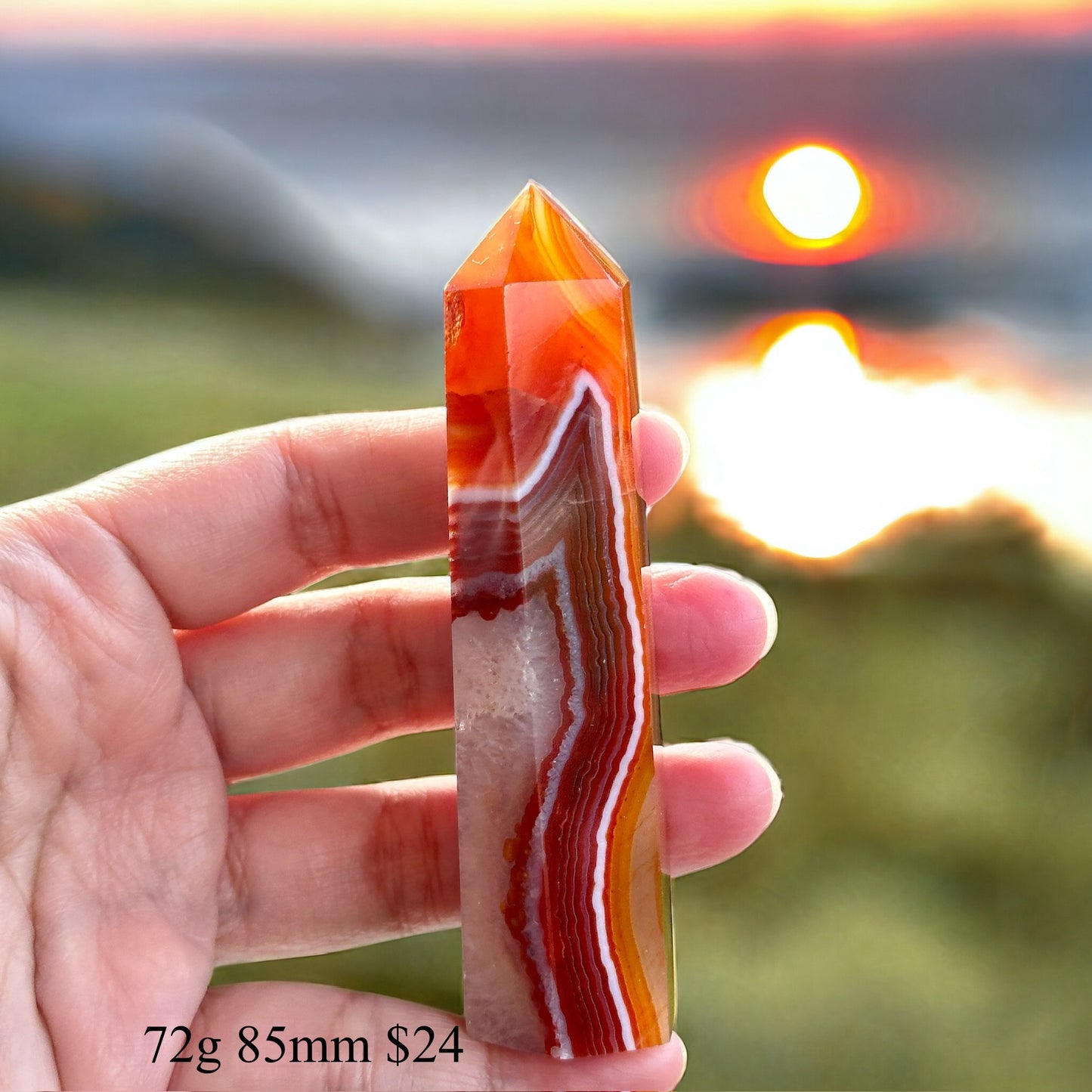 Red Agate Tower Point (Brazil)