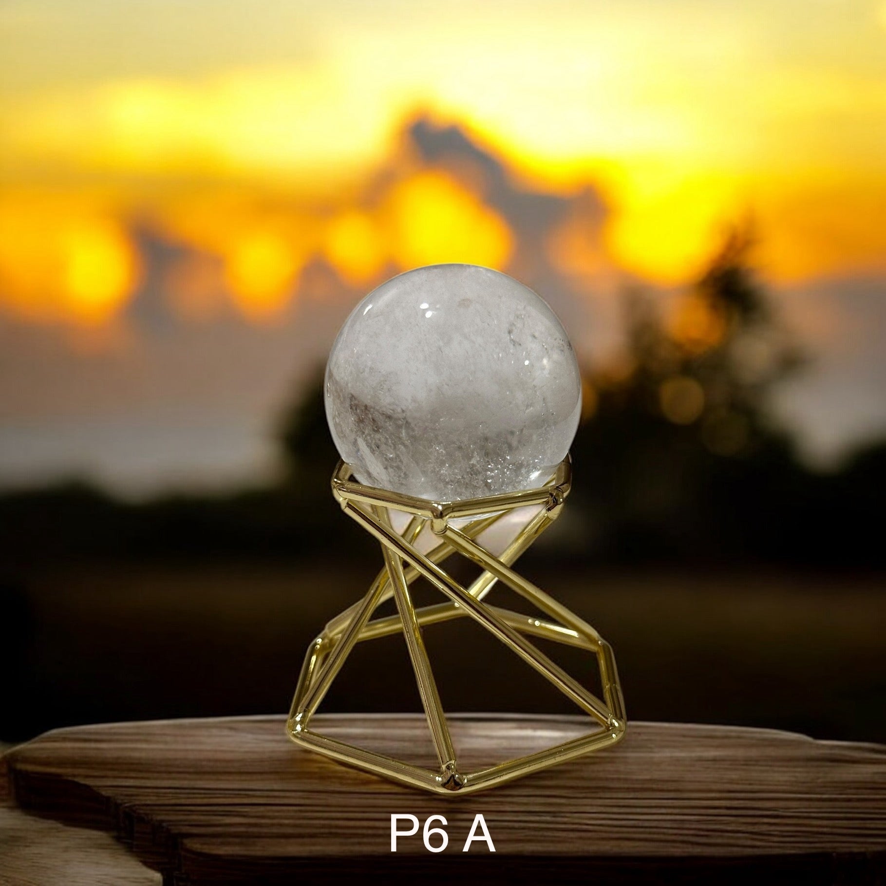 Clear Quartz Mini Sphere Harmonizer (40mm)