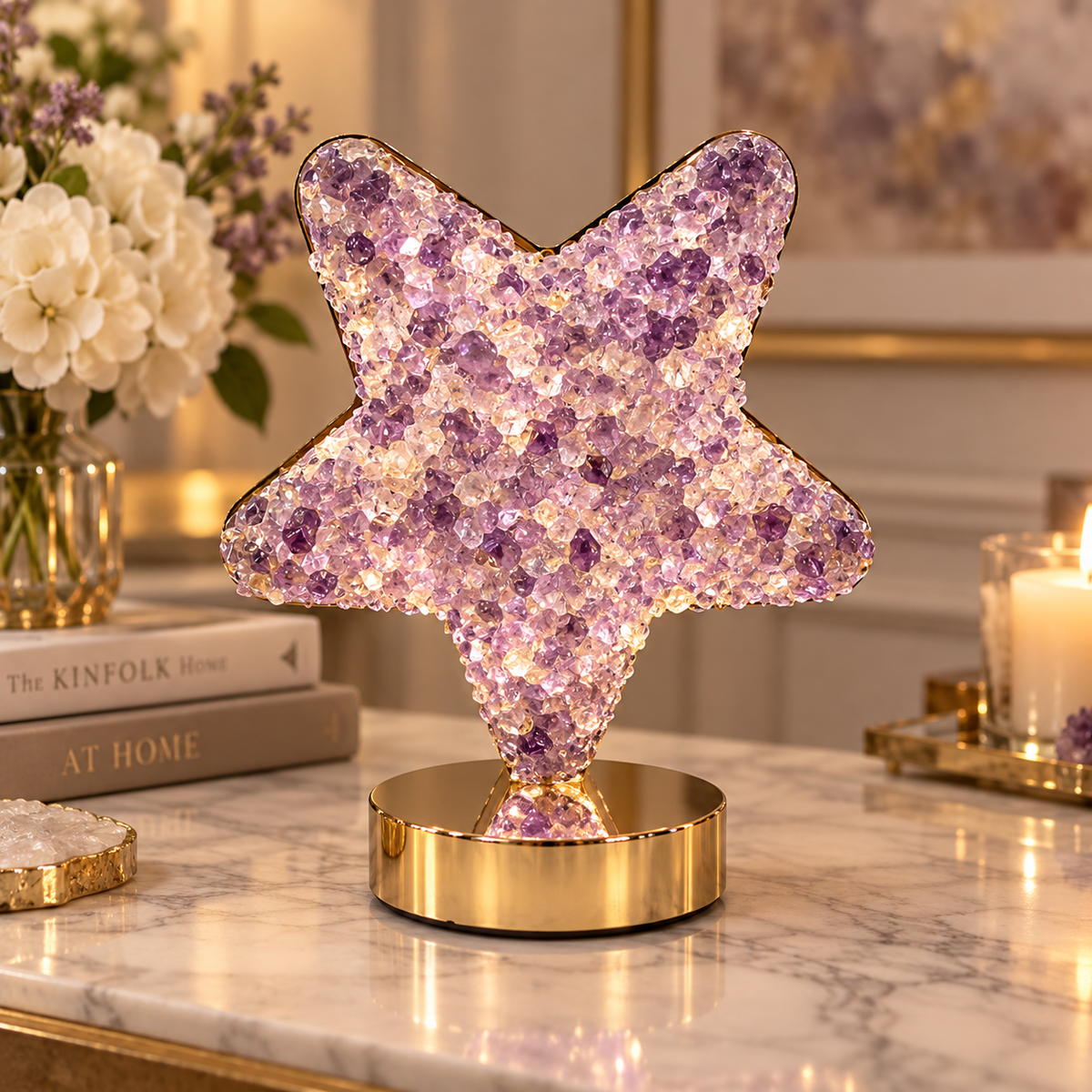 Crystal Lamp 18cm