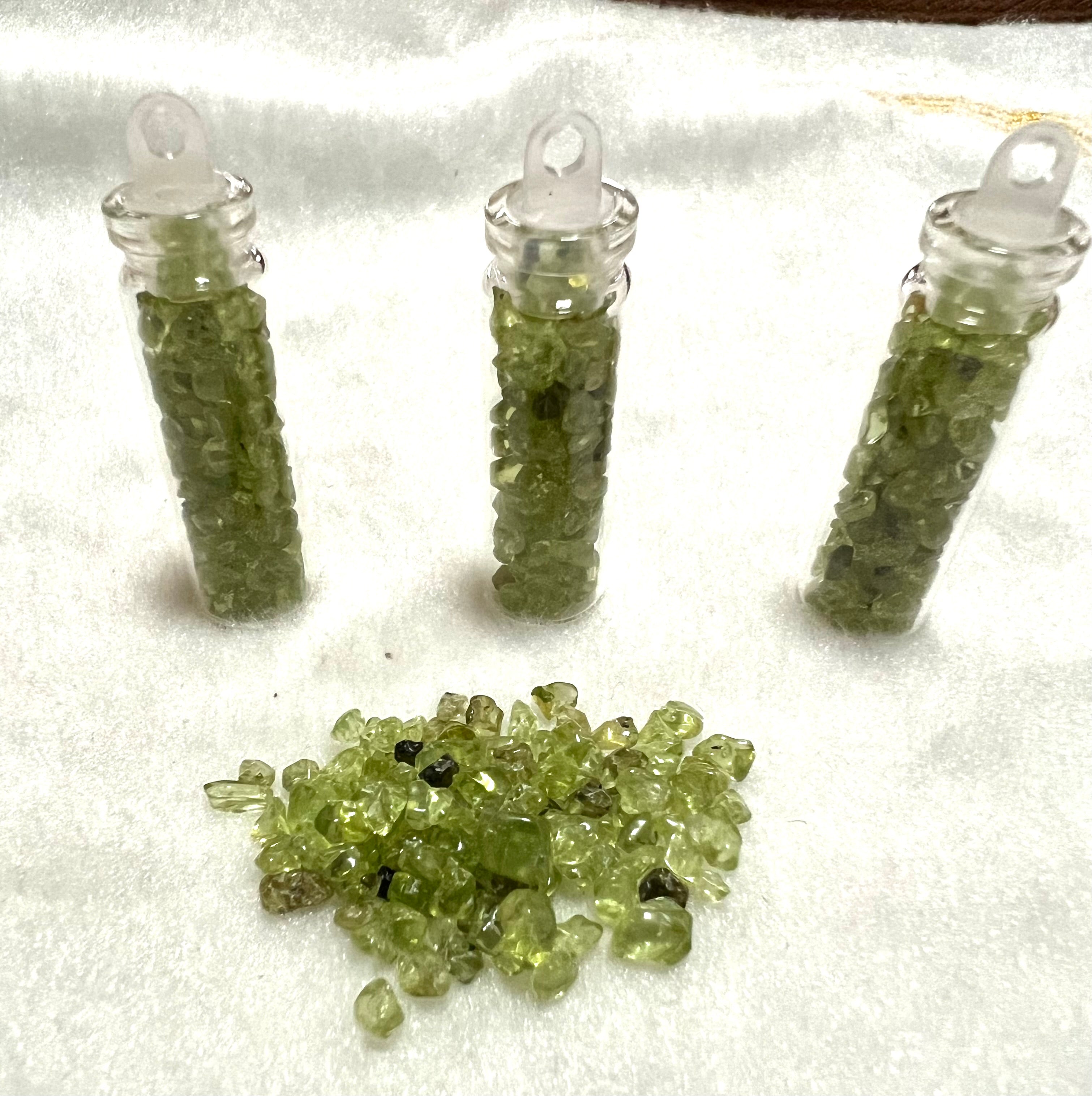 Peridot Mini Crystal Bottle