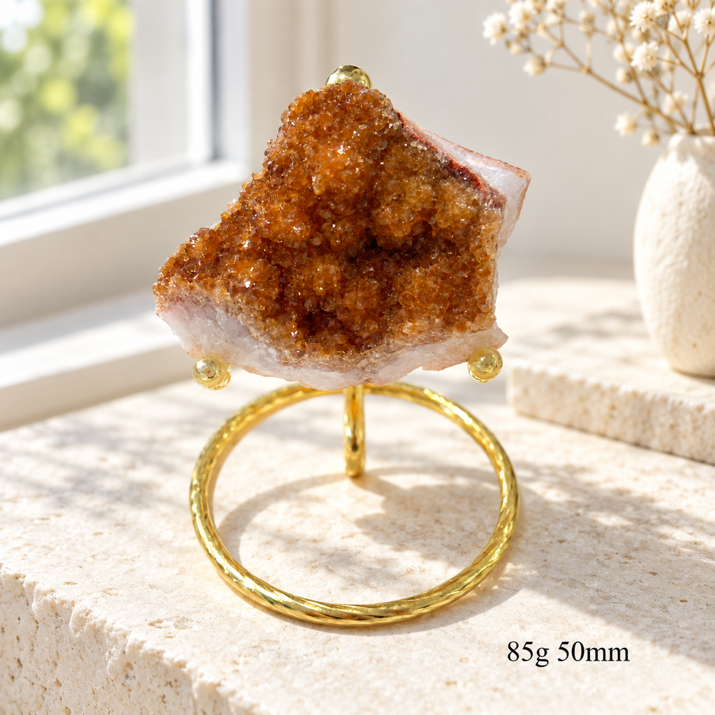 Citrine Mini Cluster on Stand (Brazil)