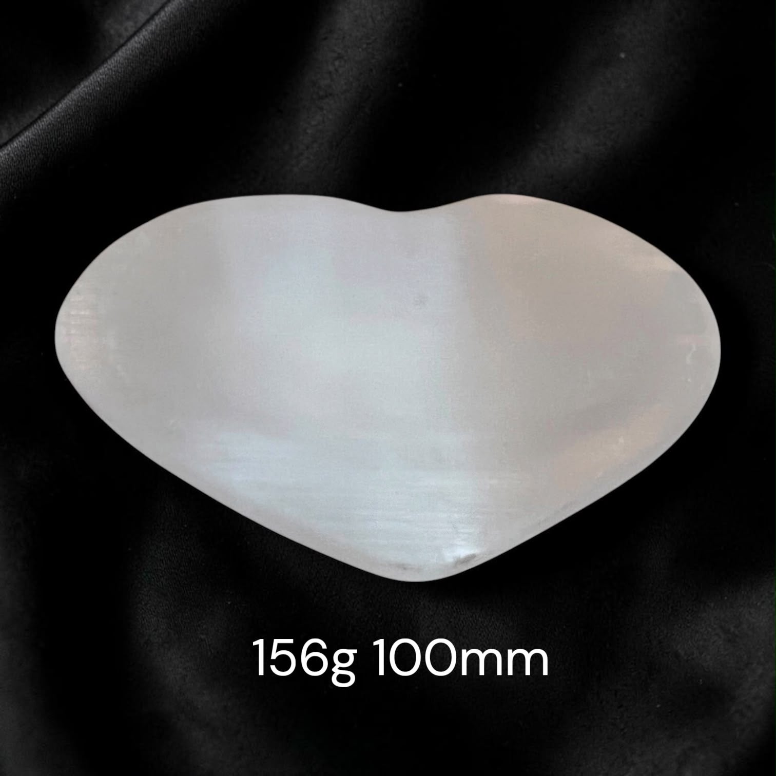 Selenite Cleansing/Charging Heart-Shape Bowl (Morocco)