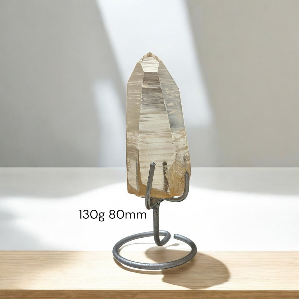 Golden Lemurian Raw Points with Stand – Brazil
Encoded Light Tool AAA Grade