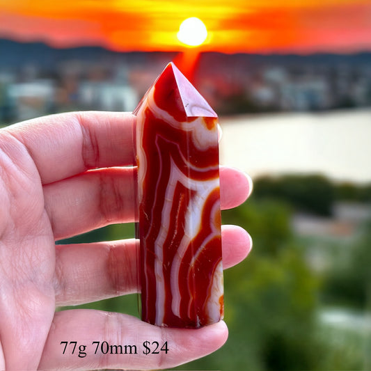 Red Agate Tower Point (Brazil)