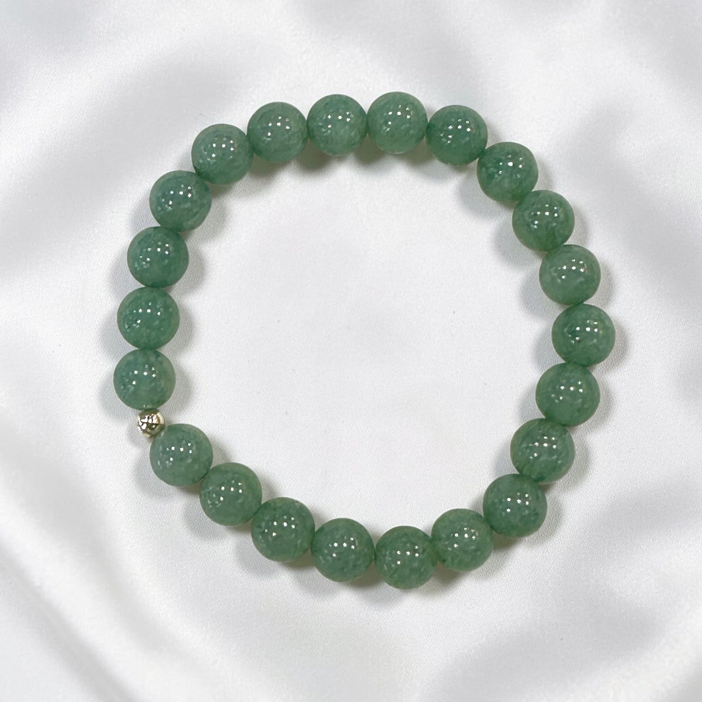 Green Aventurine Crystal Bracelet (GOOD LUCK) 8mm