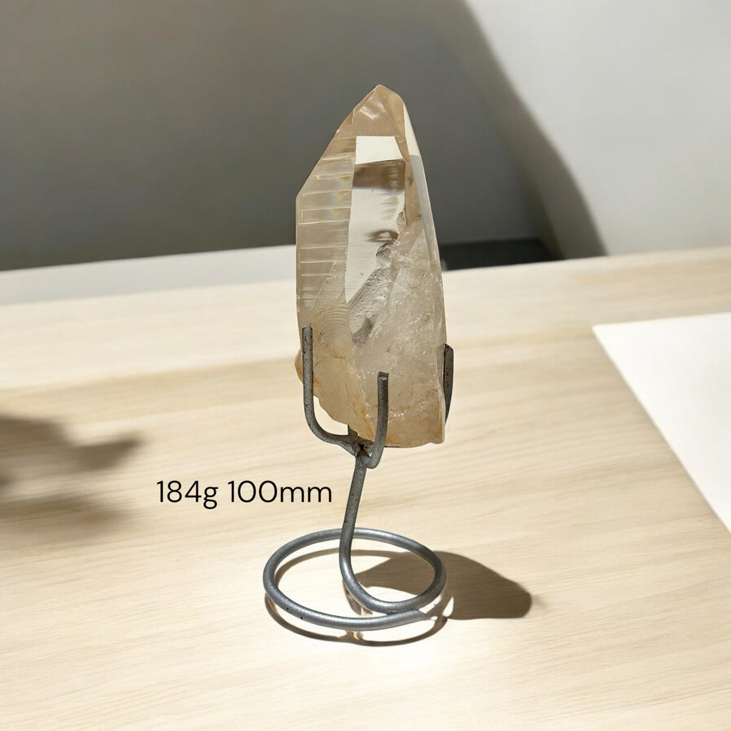 Golden Lemurian Raw Points with Stand – Brazil
Encoded Light Tool AAA Grade