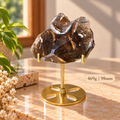 Red Epidote in Smoky Quartz (Brazil) Against Black Arts & Curses