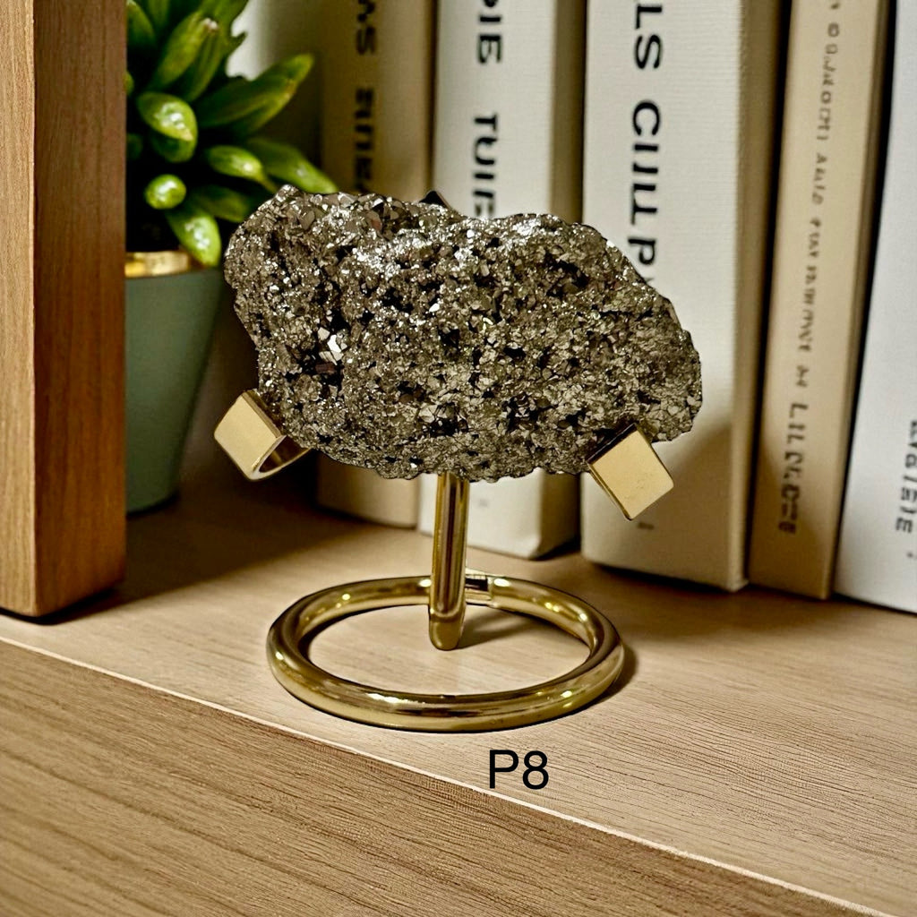 Pyrite Cluster with Stand (50-60mm)