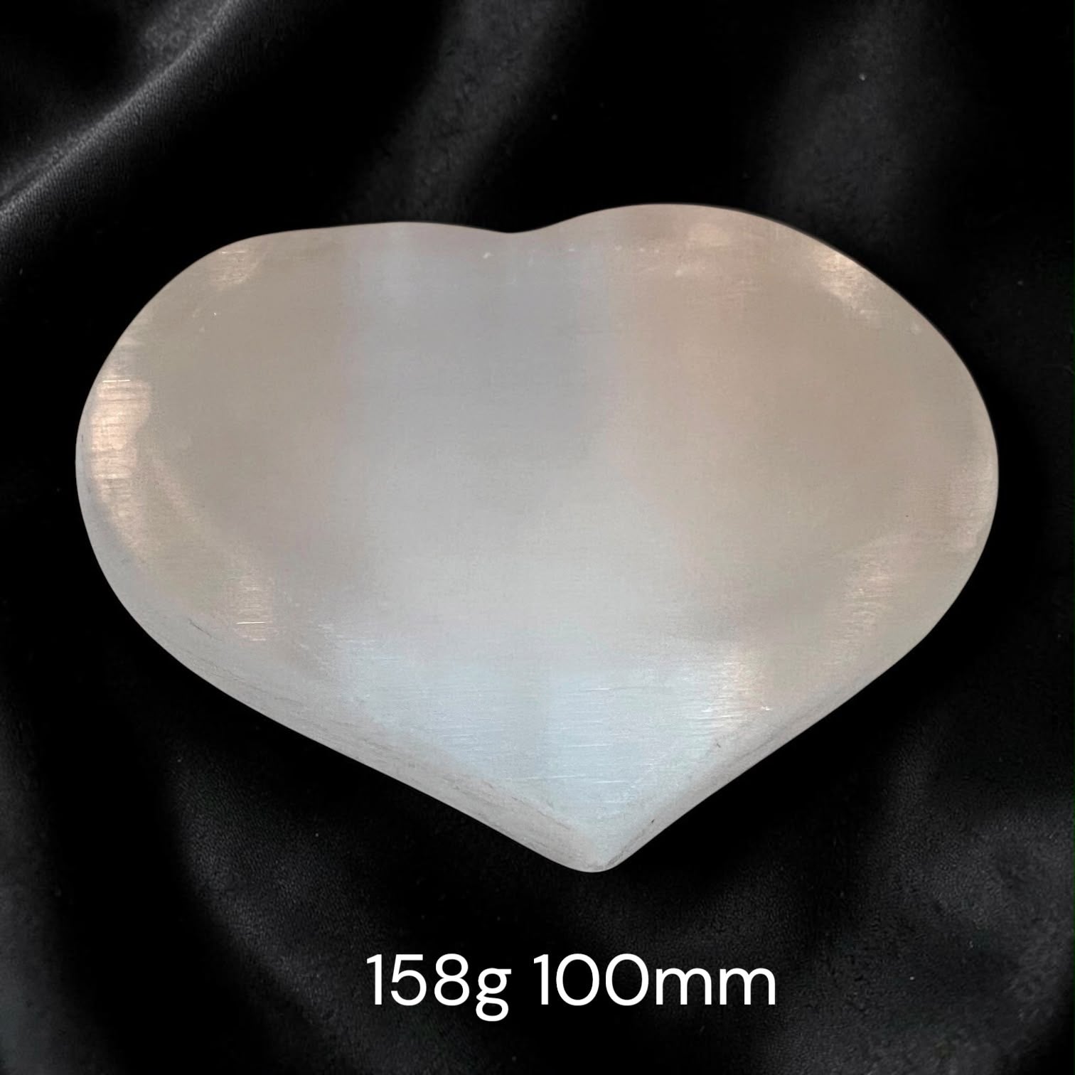 Selenite Cleansing/Charging Heart-Shape Bowl (Morocco)