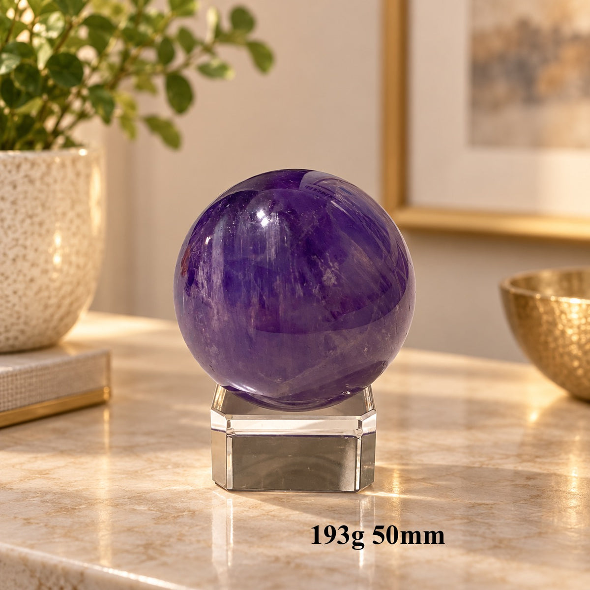 Amethyst Sphere AAAAA Grade (Brazil)
