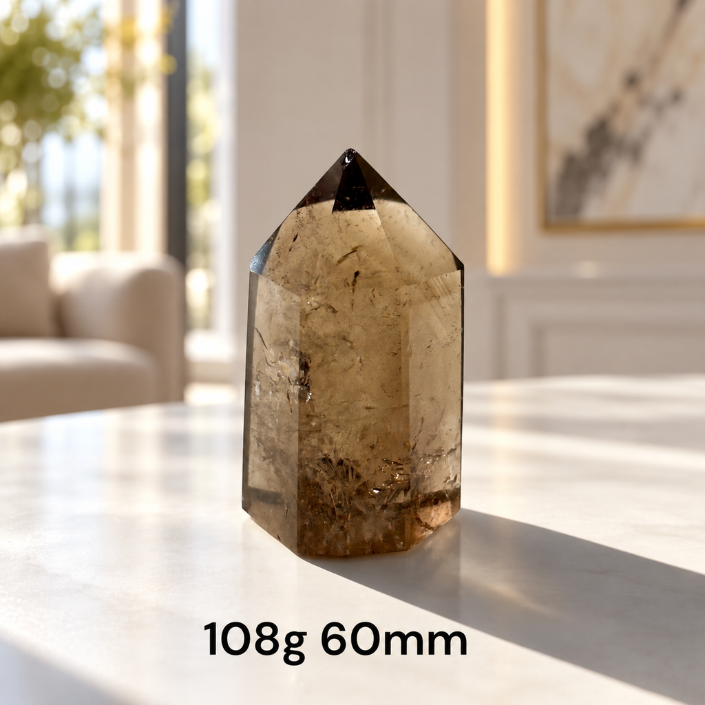 Smoky Quartz AAA Tower (Brazil)