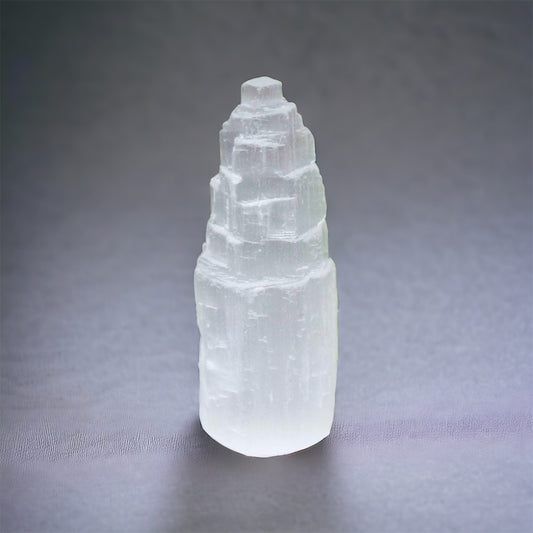 Selenite Tower Point (Morocco) 150mm