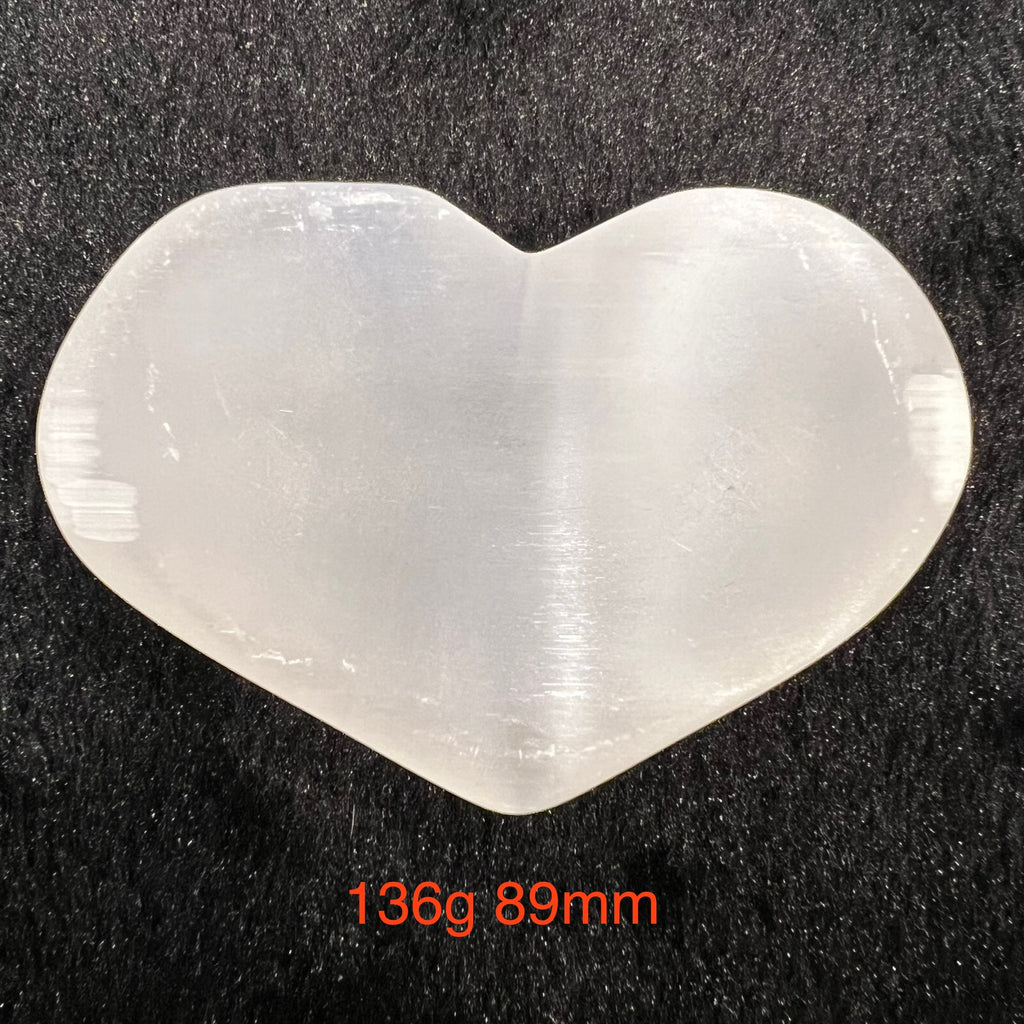 Selenite Cleansing/Charging Heart-Shape Bowl (Morocco)