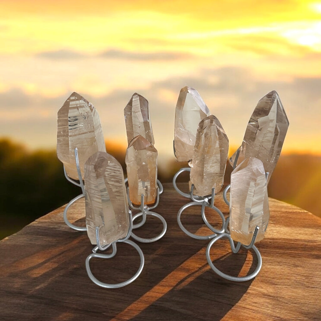 Golden Lemurian Raw Points with Stand – Brazil
Encoded Light Tool AAA Grade