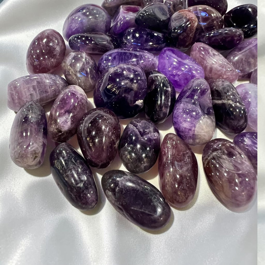 Amethyst Premium Tumbled in 200g Bag