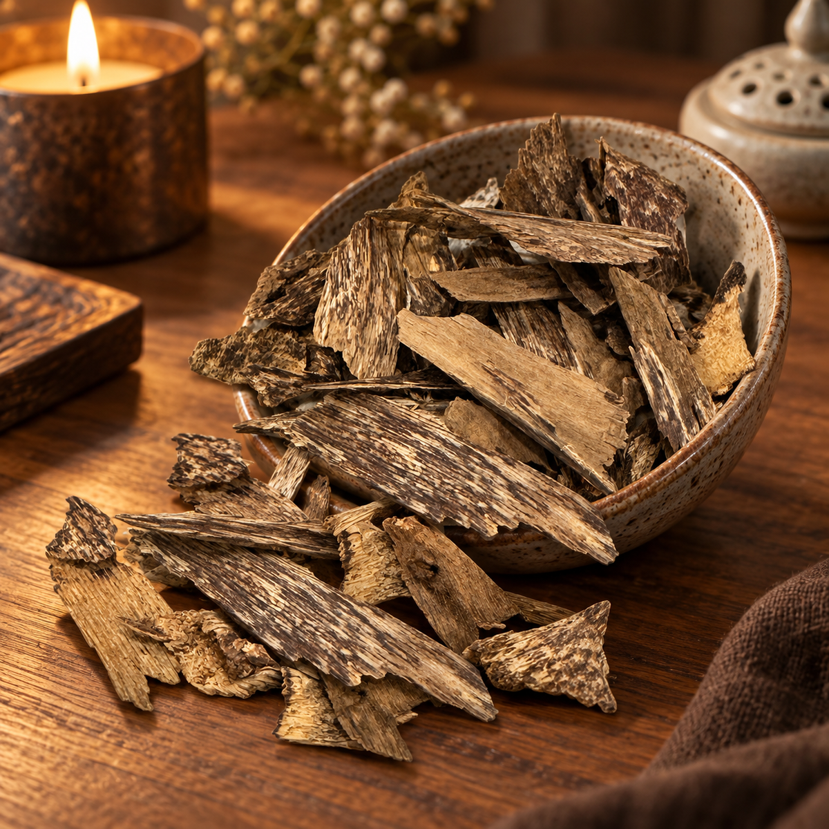 Premium Agarwood Incense Chips (Grade B – 5g)