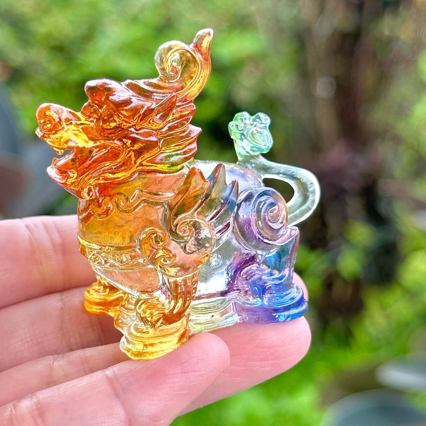 Qilin/Kirin Luili Glass Crystal (6x6x3cm) Per Pair (Feng Shui 2024)