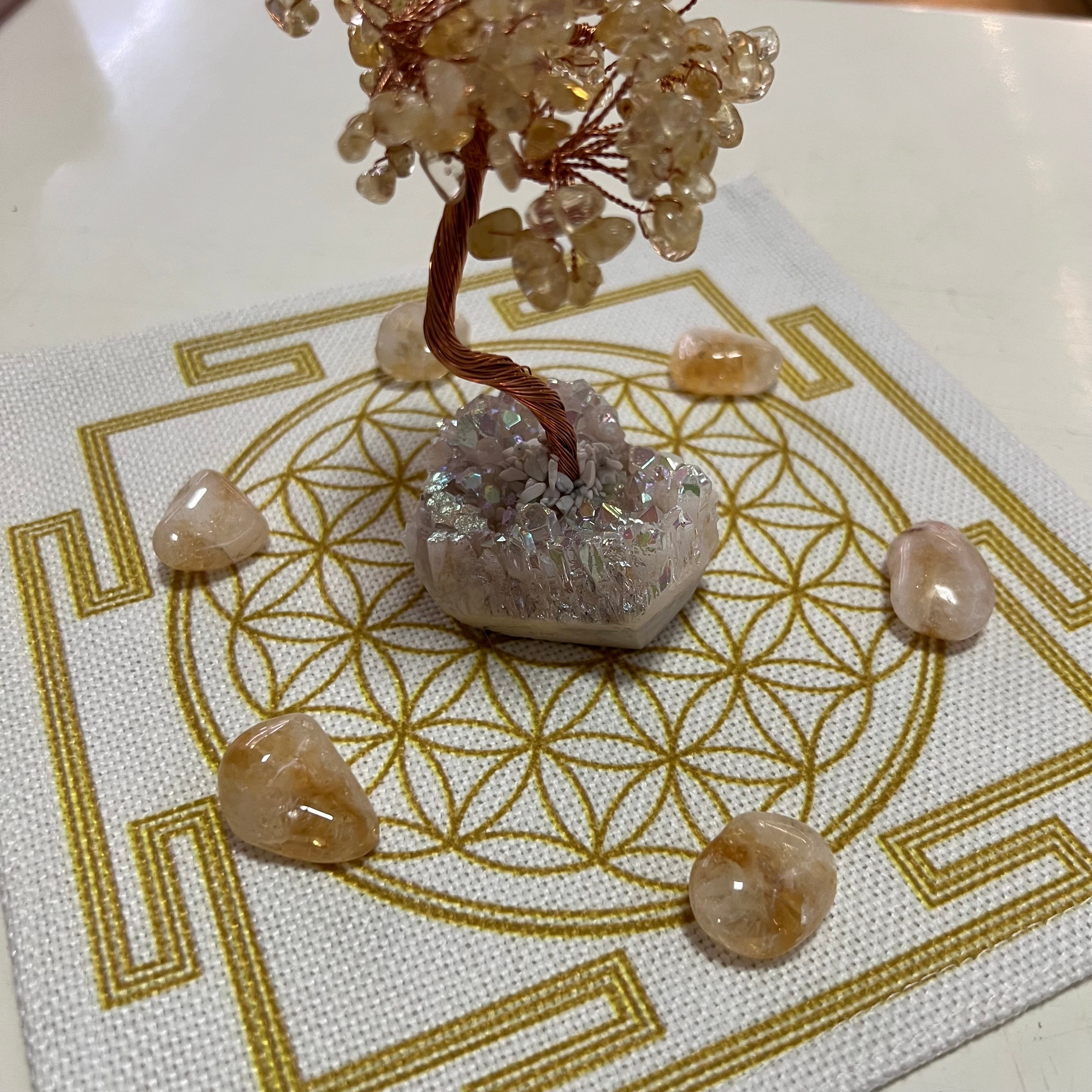 Flower of Life Grid Cloth - Sacred Geometry