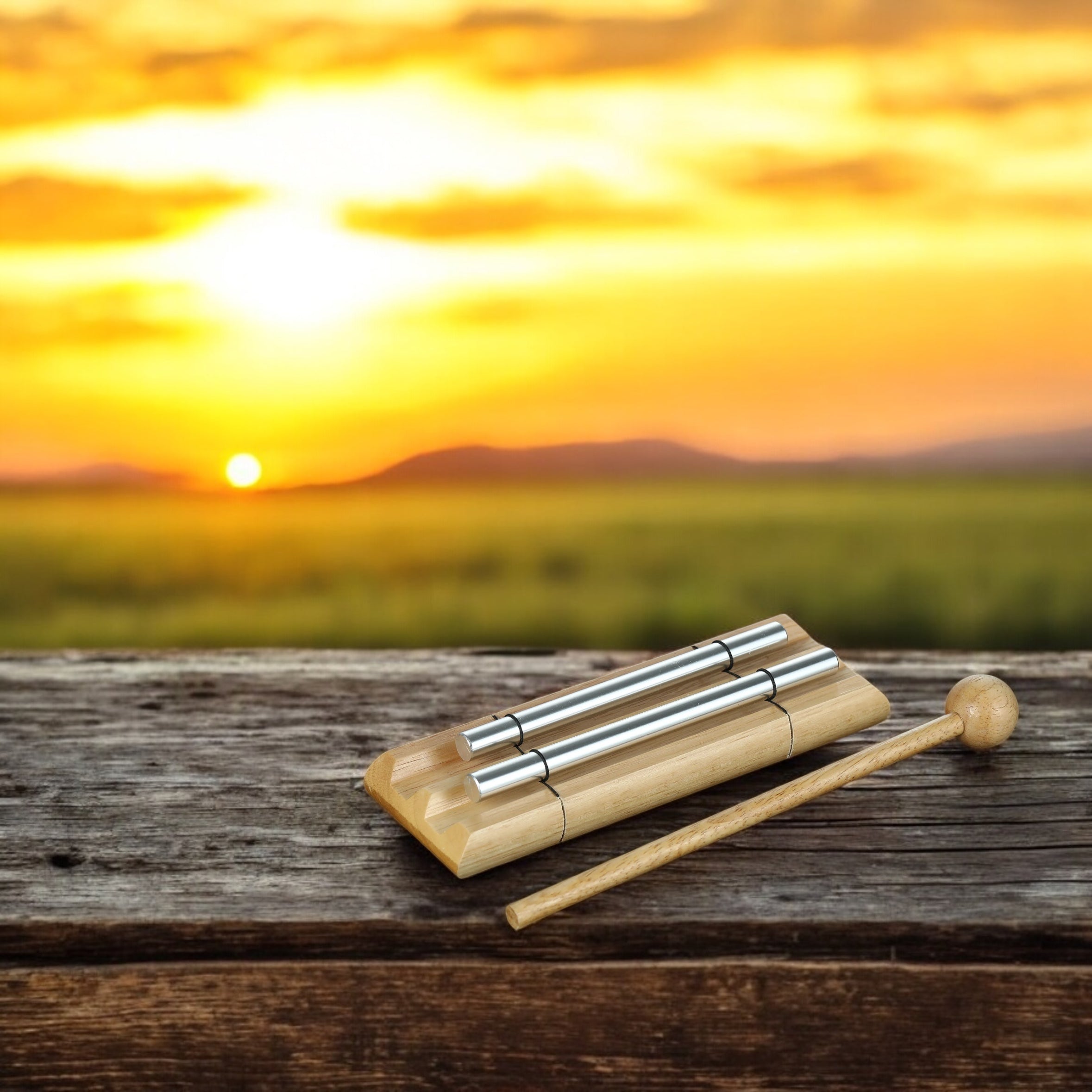 Two-Tones Energy Bar Chime (Space Clearing•Meditation)