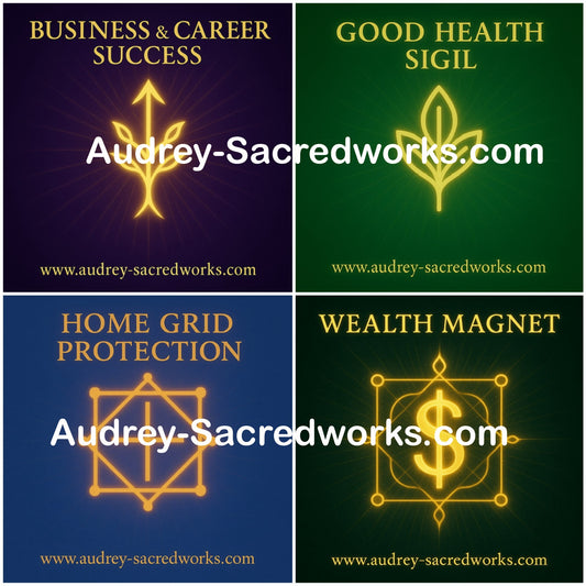 Lightfield Sigils (Laminated Prints) Encoded by Audrey Aelthira