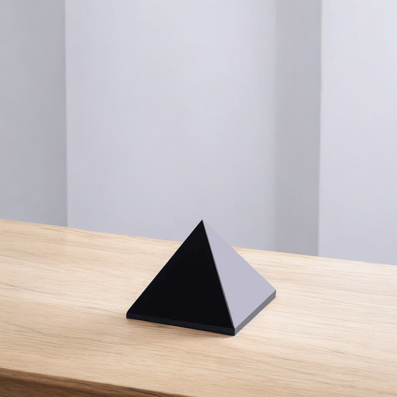 Black Obsidian Pyramid 40mm AAA grade (Pre-coded & Activated)