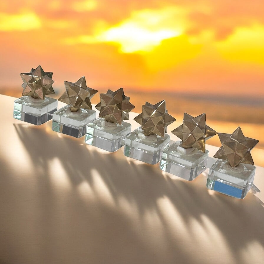 Merkaba Pyrite with Copper – 35mm (Field of Radiance) Pre-coded, activated