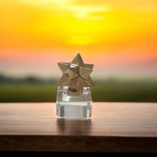 Merkaba Pyrite with Copper – 35mm (Field of Radiance)