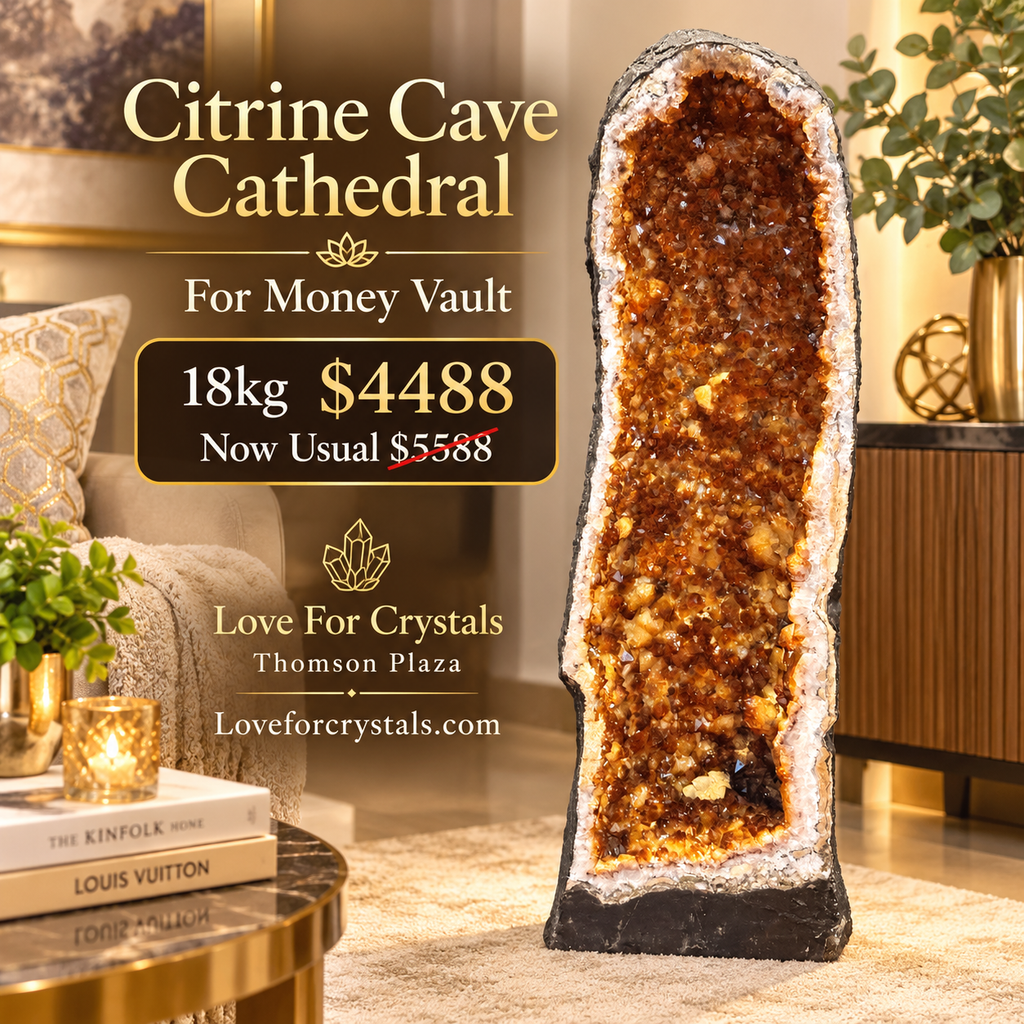 Citrine Cave Cathedral (Money Vault) Brazil 18kgs