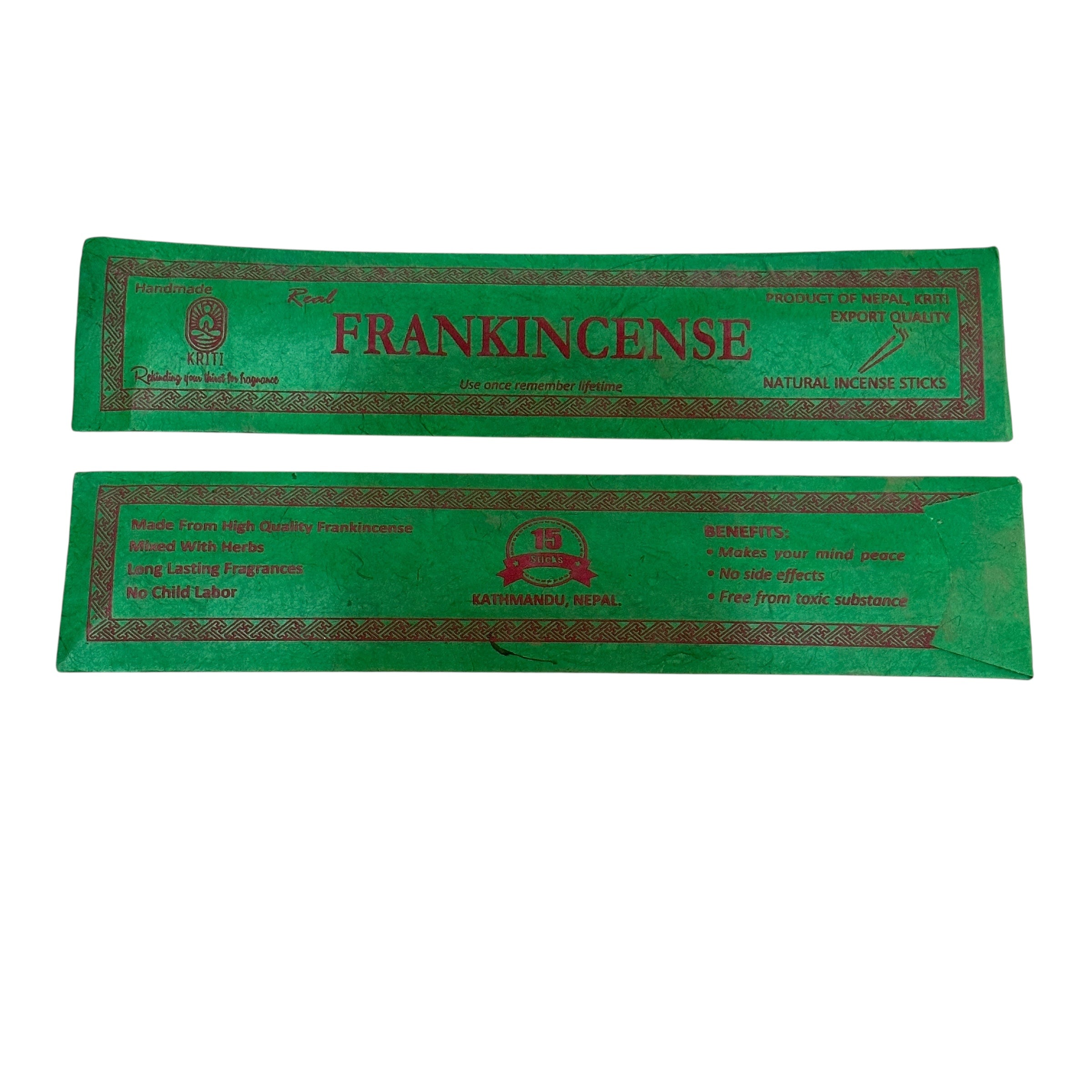 Nepal Handmade Incense Sticks (15 sticks per pack)