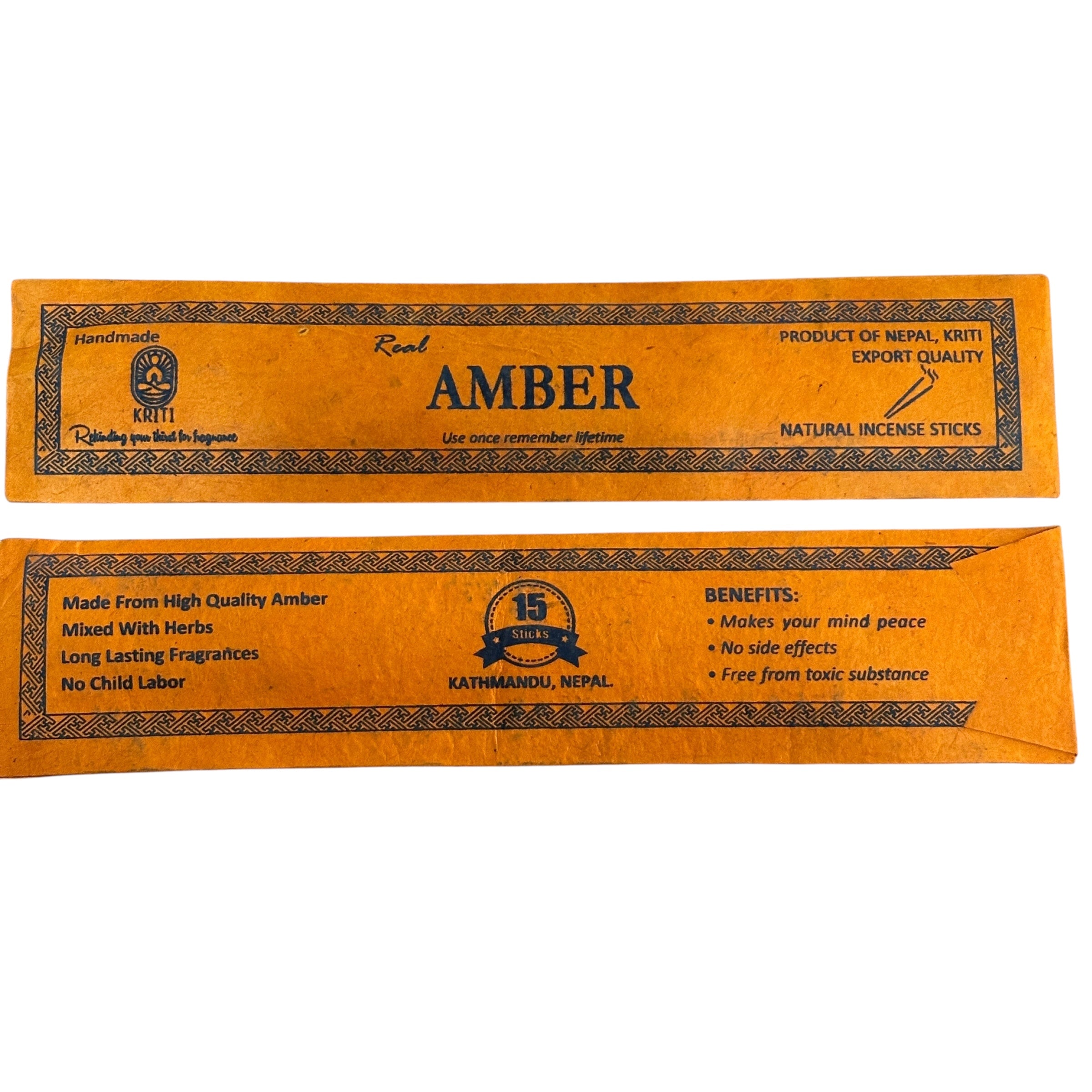 Nepal Handmade Incense Sticks (15 sticks per pack)