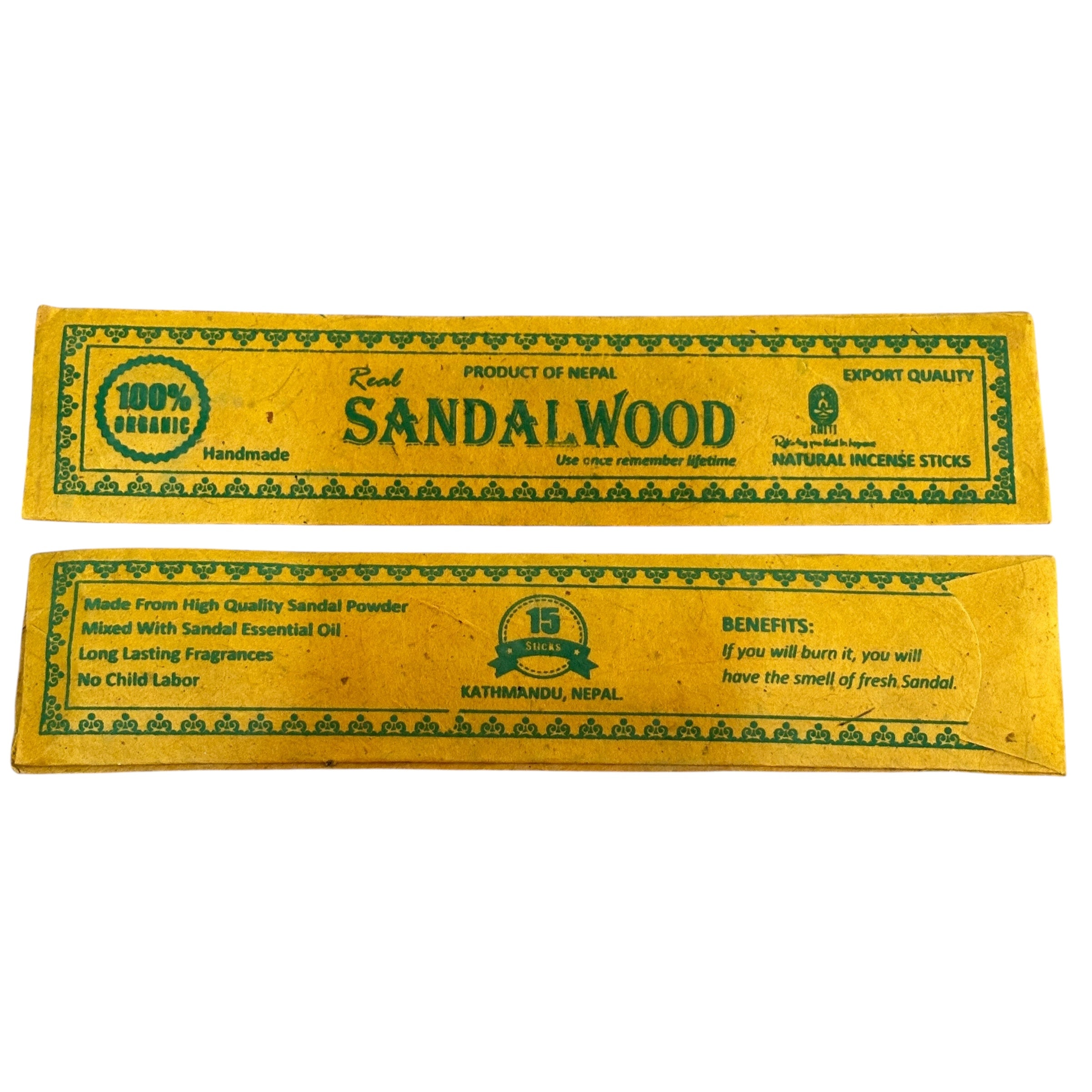 Nepal Handmade Incense Sticks (15 sticks per pack)