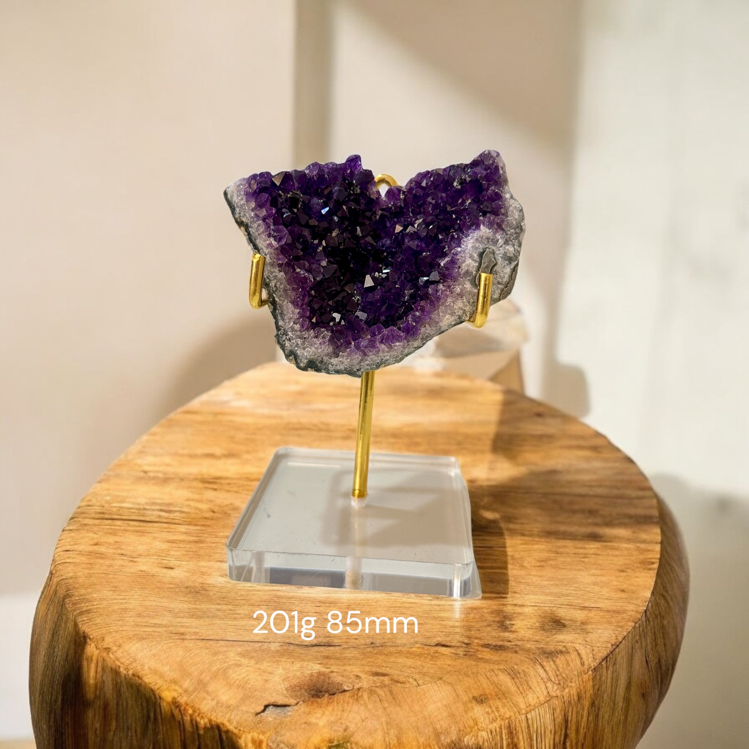 Attract Success Premium Amethyst Druse with Stand (Brazil) Pre-coded & Activated