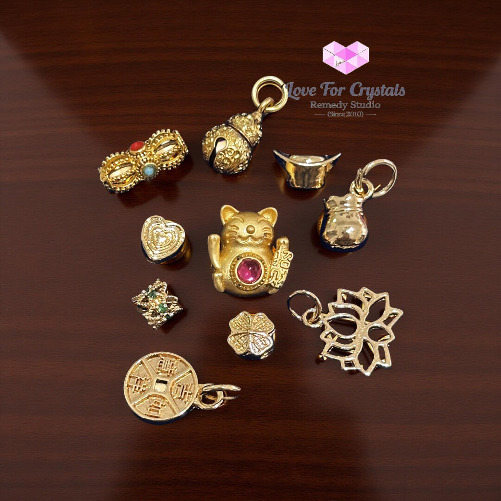 2026 Activated Lucky Amulet Pouch by Audrey (Pocket-sized 10-Pcs) Pocket Size (5cm Pouch, 10 pcs Amulets) Amulet