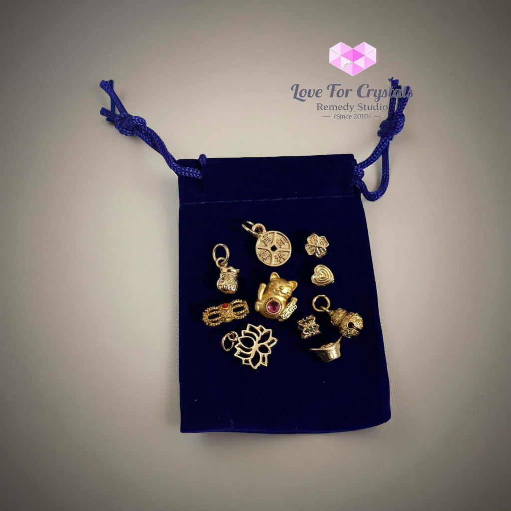2026 Activated Lucky Amulet Pouch by Audrey (Pocket-sized 10-Pcs) Pocket Size (5cm Pouch, 10 pcs Amulets) Amulet