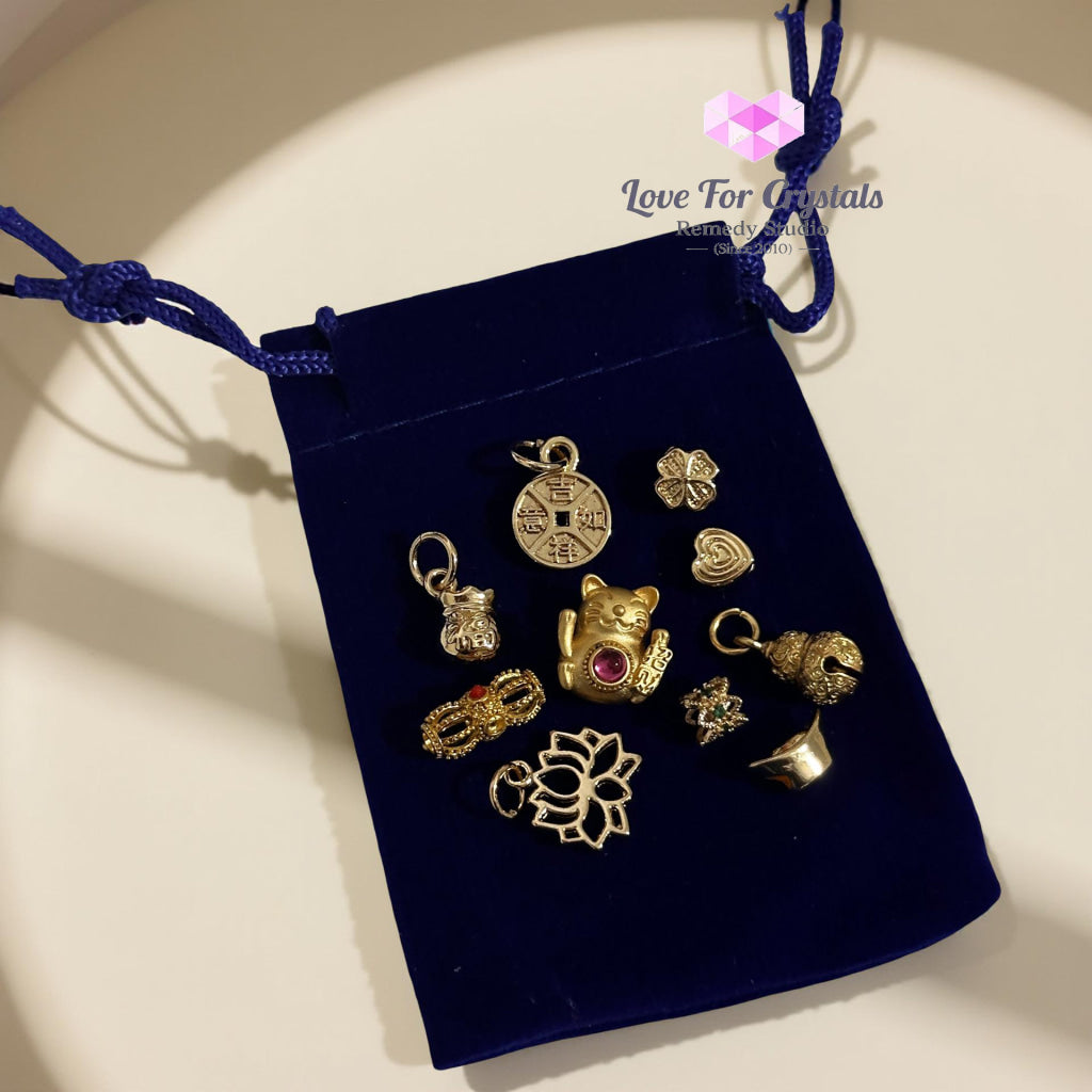 2026 Activated Lucky Amulet Pouch by Audrey (Pocket-sized 10-Pcs) Pocket Size (5cm Pouch, 10 pcs Amulets) Amulet