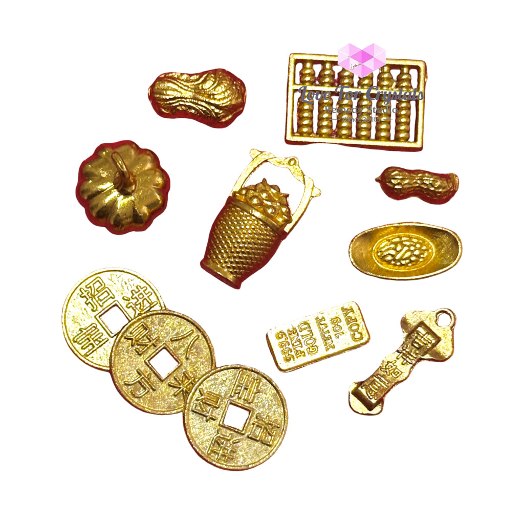 2026 Activated Wealth & Success Amulet Pouch (Pocket Sized 11 pcs) by Audrey Pocket size (5cm pouch, 11 pcs amulets)