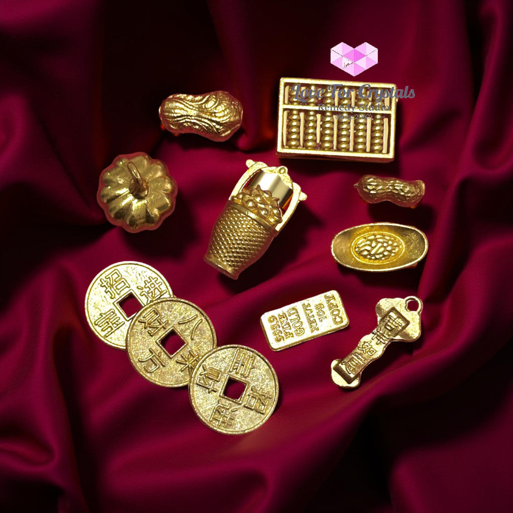 2026 Activated Wealth & Success Amulet Pouch (Pocket Sized 11 pcs) by Audrey Pocket size (5cm pouch, 11 pcs amulets)