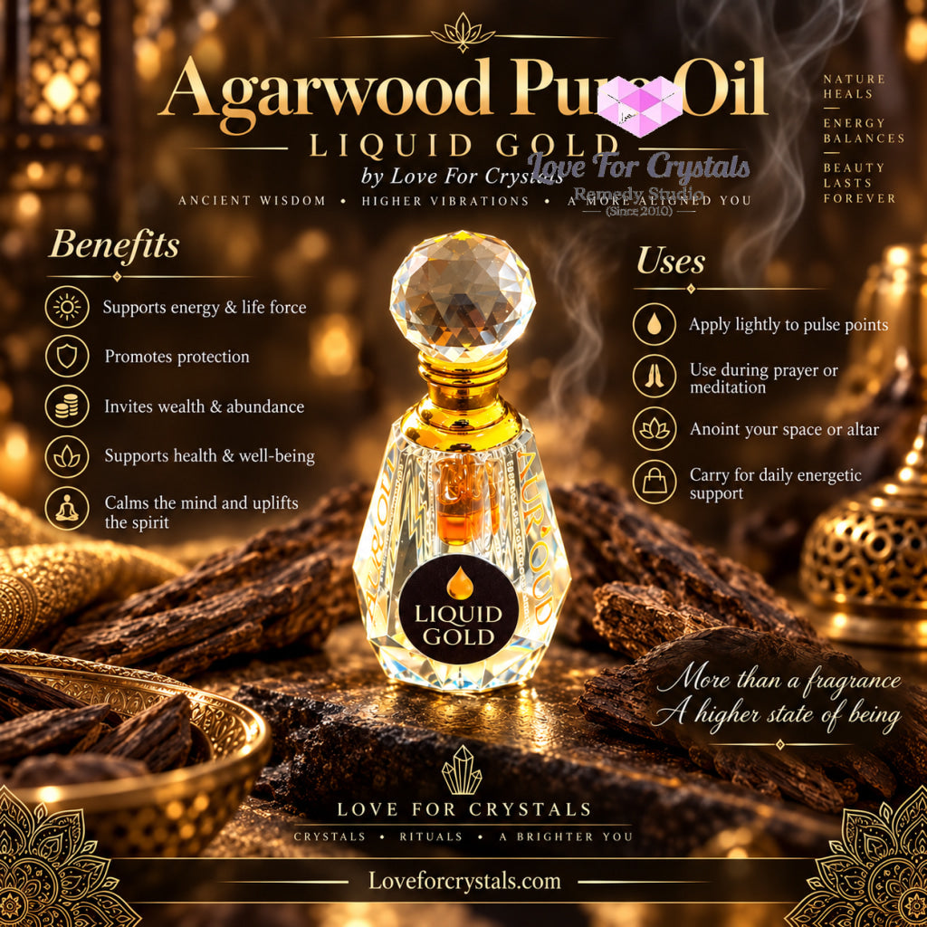 Agarwood Pure Oil (Liquid Gold) by Aur’OUD - Essential Oils