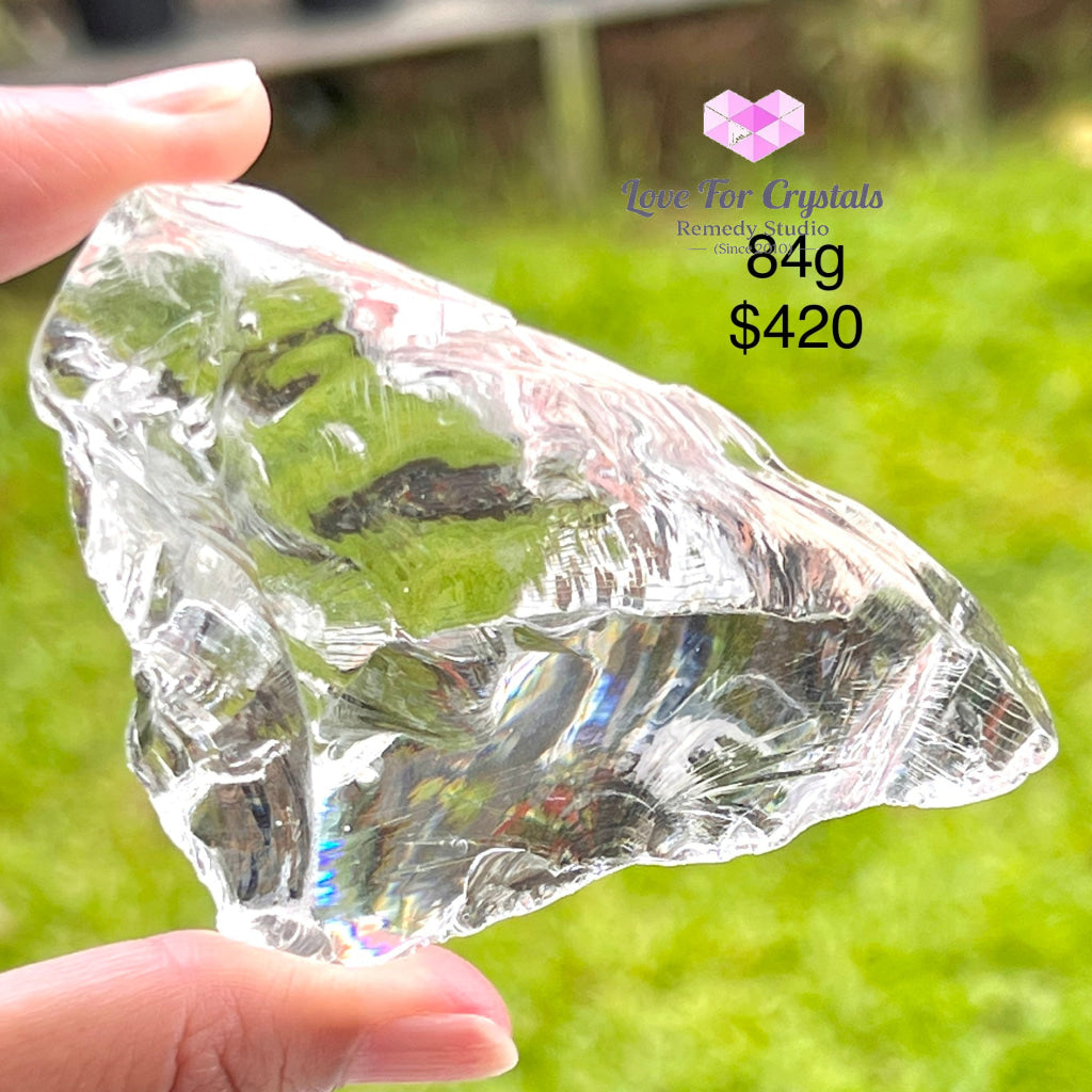 Akasha Oracle Andara Crystal (High Vortex Mount Shasta) 84G (With Rainbow)