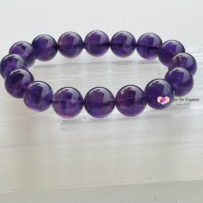 Amethyst 12Mm Bracelet Bracelets & Bangles