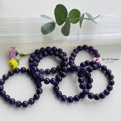 Amethyst 12Mm Bracelet Bracelets & Bangles