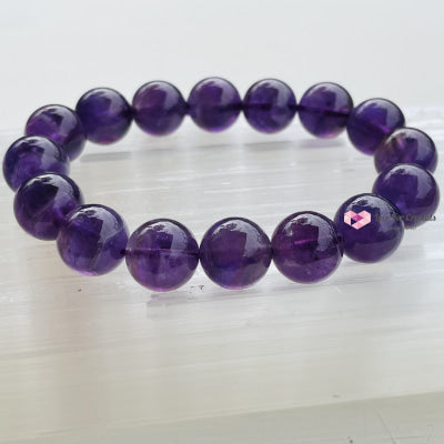 Amethyst 12Mm Bracelet Size 7 Bracelets & Bangles